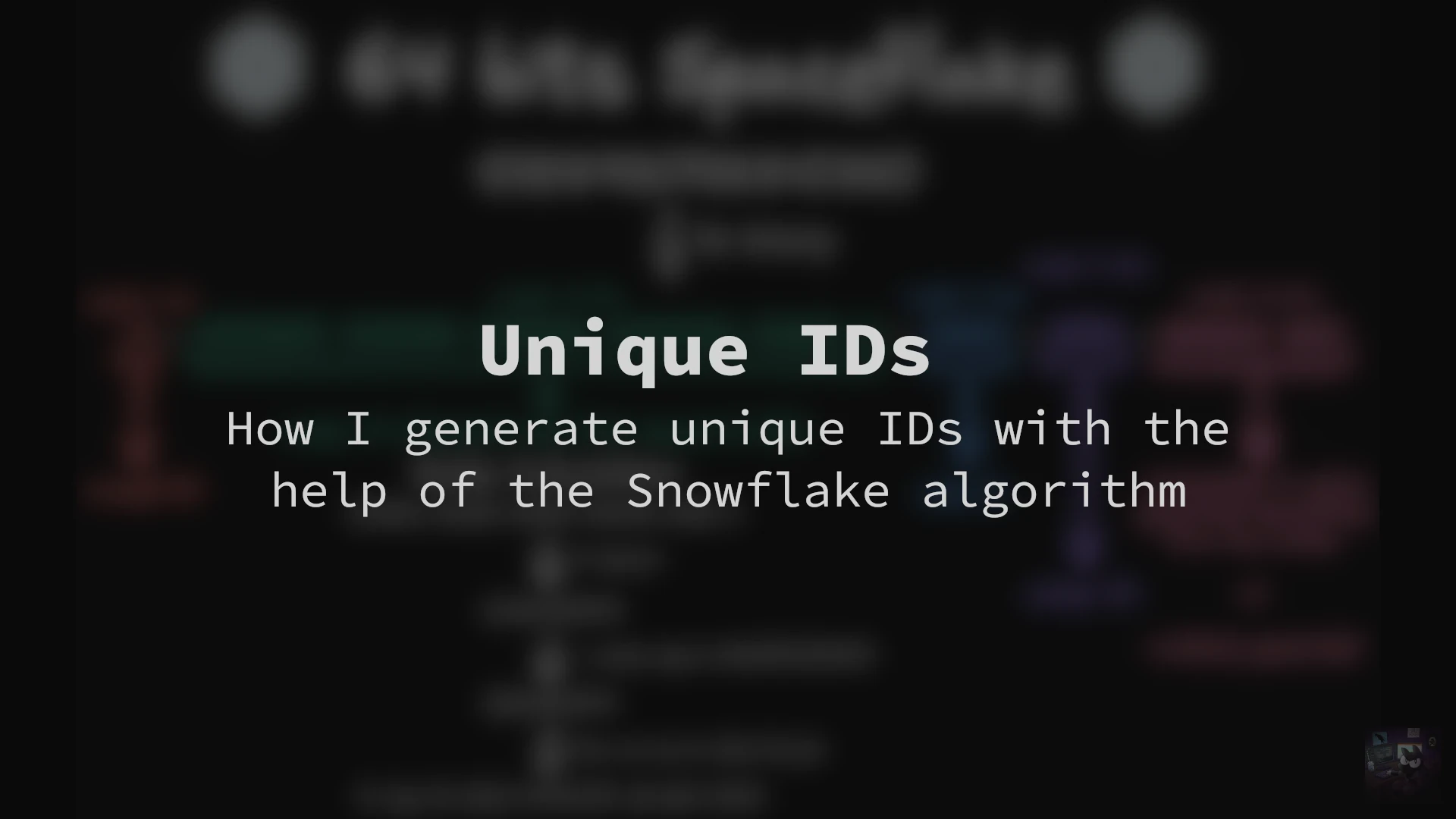 Generating unique IDs with the Snowflake algorithm post banner